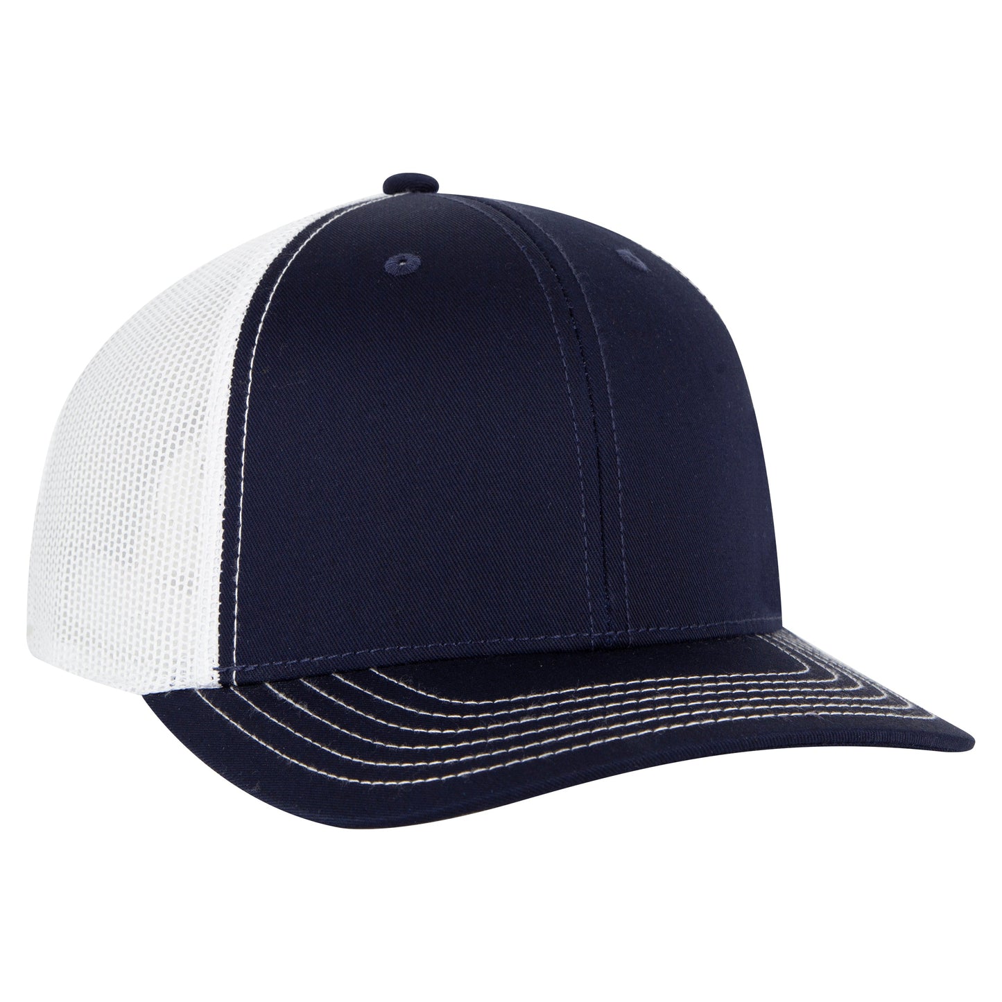 Otto Cap 112-1 6 Panel Mid Profile Mesh Back Trucker Cap