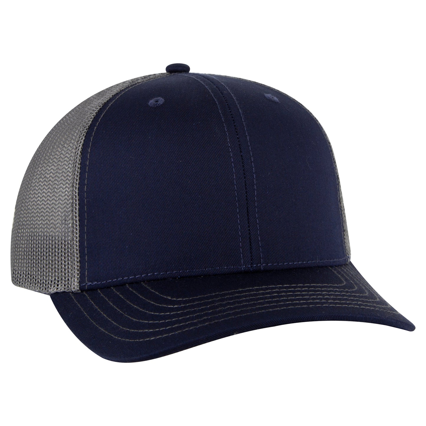 Otto Cap 112-1 6 Panel Mid Profile Mesh Back Trucker Cap
