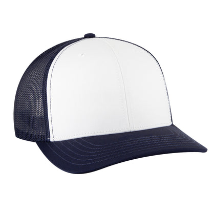 Otto Cap 112-1 6 Panel Mid Profile Mesh Back Trucker Cap