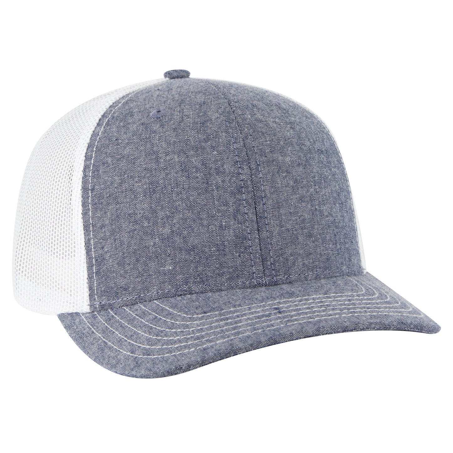Otto Cap 112-1 6 Panel Mid Profile Mesh Back Trucker Cap