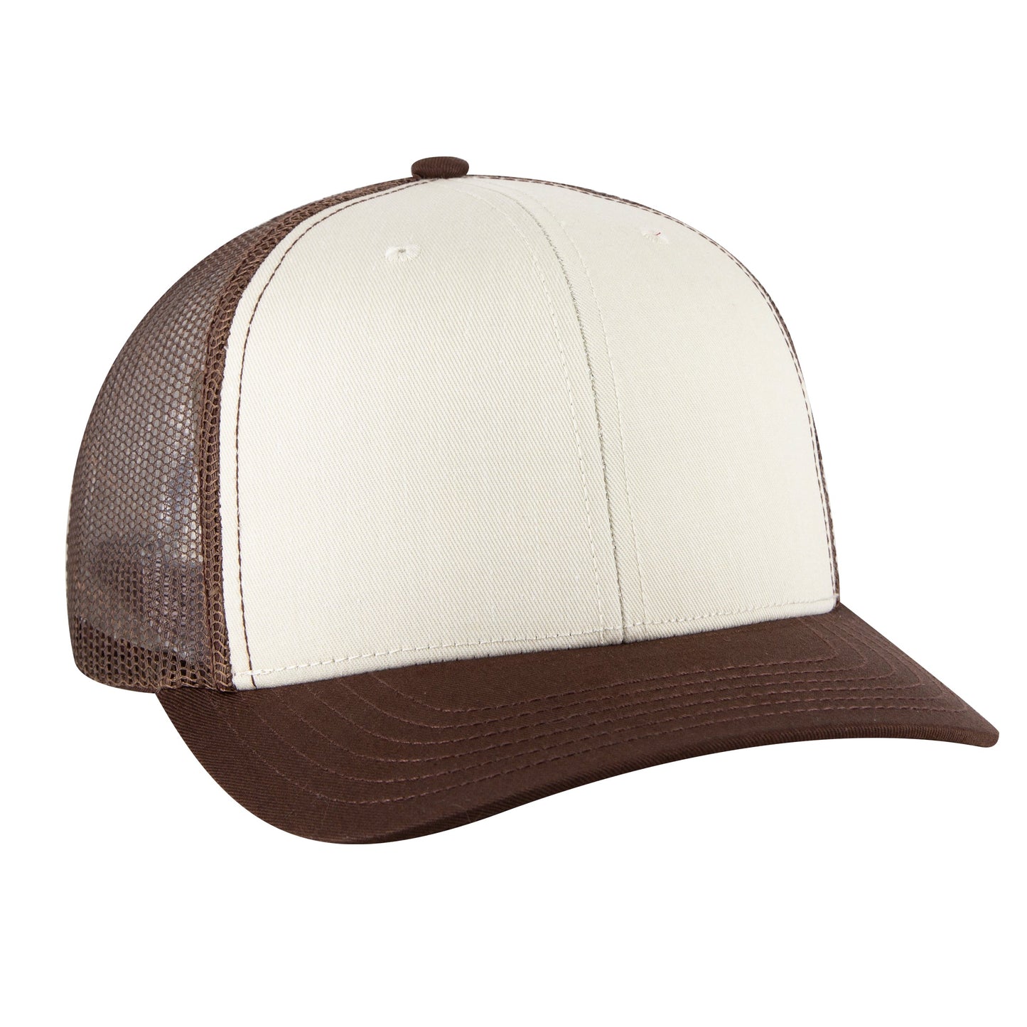 Otto Cap 112-1 6 Panel Mid Profile Mesh Back Trucker Cap