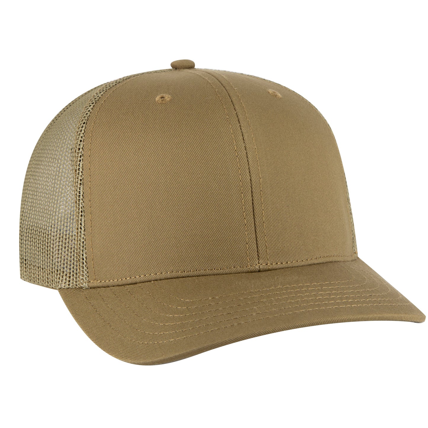 Otto Cap 112-1 6 Panel Mid Profile Mesh Back Trucker Cap