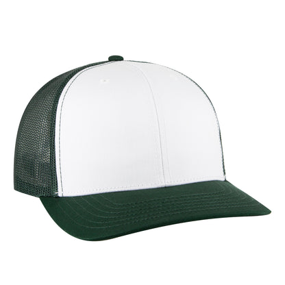 Otto Cap 112-1 6 Panel Mid Profile Mesh Back Trucker Cap