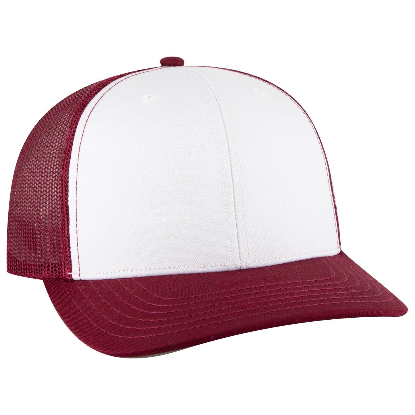 Otto Cap 112-1 6 Panel Mid Profile Mesh Back Trucker Cap