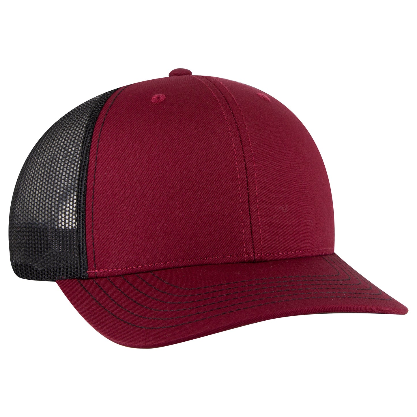 Otto Cap 112-1 6 Panel Mid Profile Mesh Back Trucker Cap