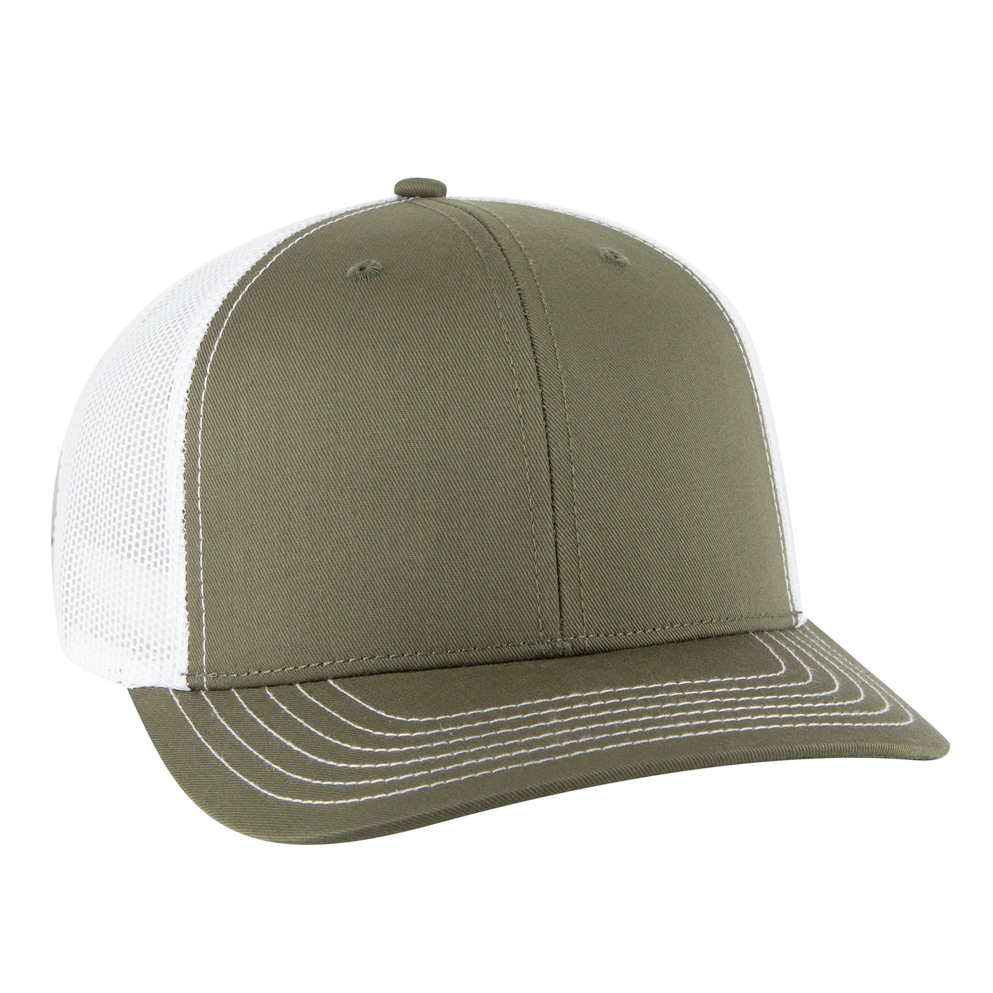 Otto Cap 112-1 6 Panel Mid Profile Mesh Back Trucker Cap