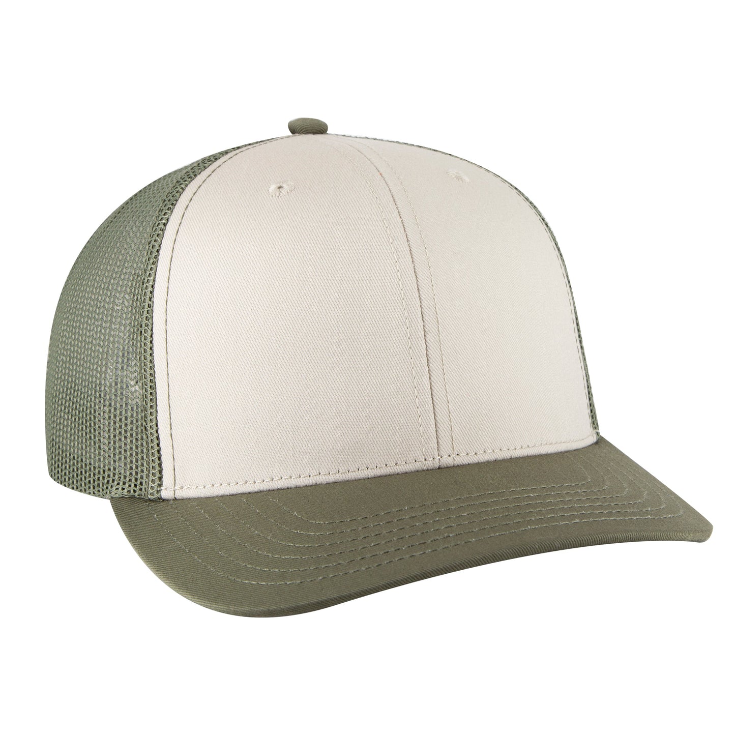 Otto Cap 112-1 6 Panel Mid Profile Mesh Back Trucker Cap