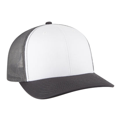Otto Cap 112-1 6 Panel Mid Profile Mesh Back Trucker Cap