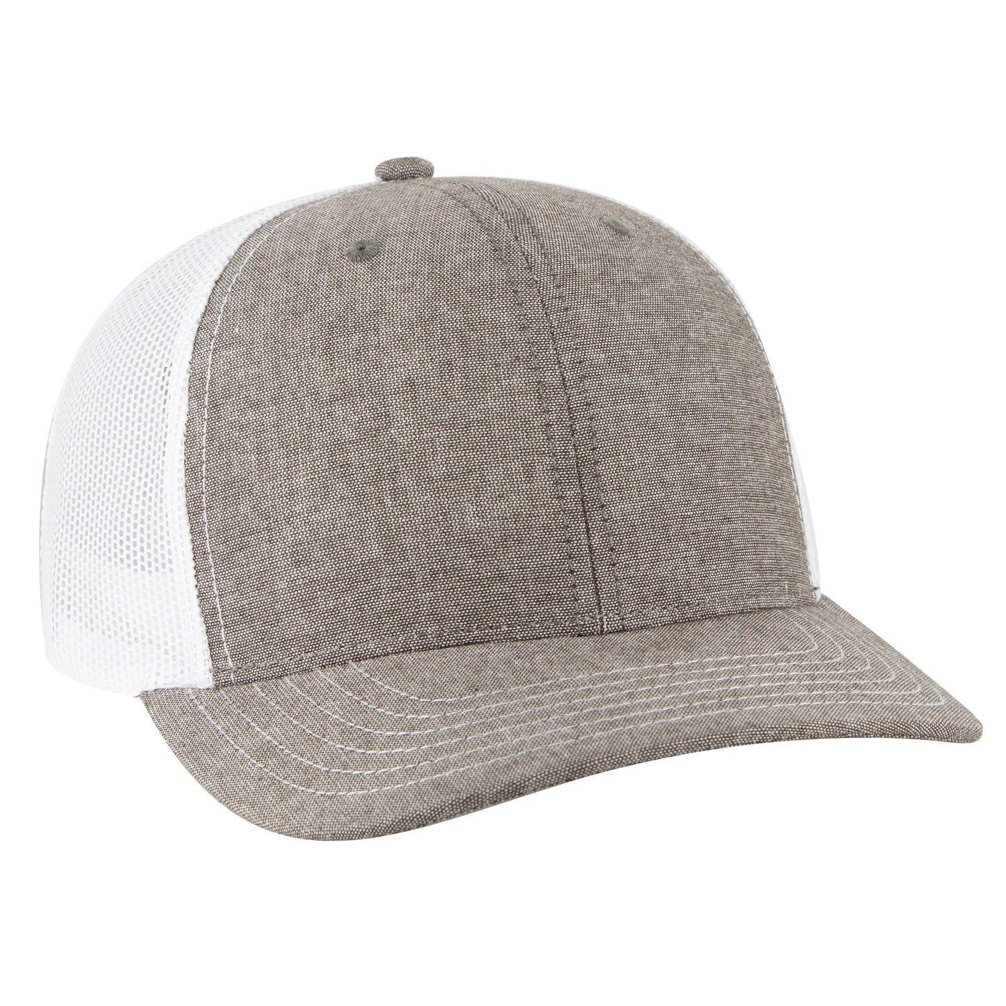 Otto Cap 112-1 6 Panel Mid Profile Mesh Back Trucker Cap