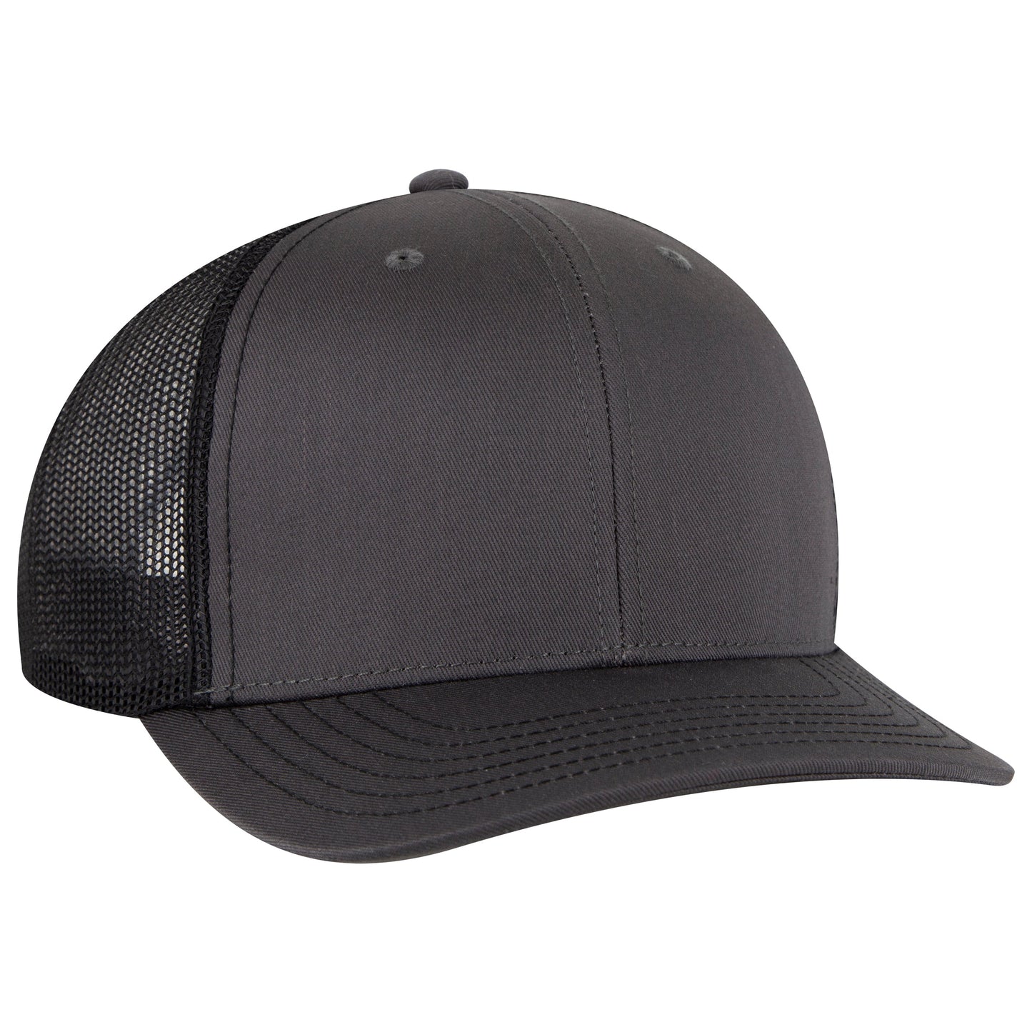 Otto Cap 112-1 6 Panel Mid Profile Mesh Back Trucker Cap