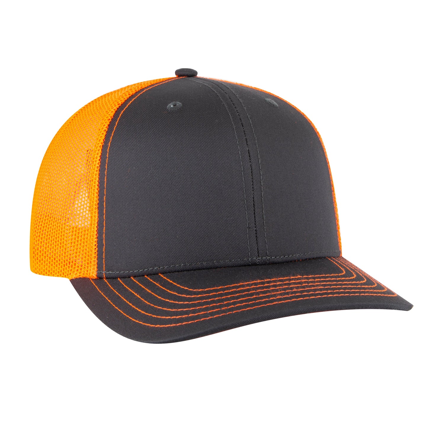 Otto Cap 112-1 6 Panel Mid Profile Mesh Back Trucker Cap