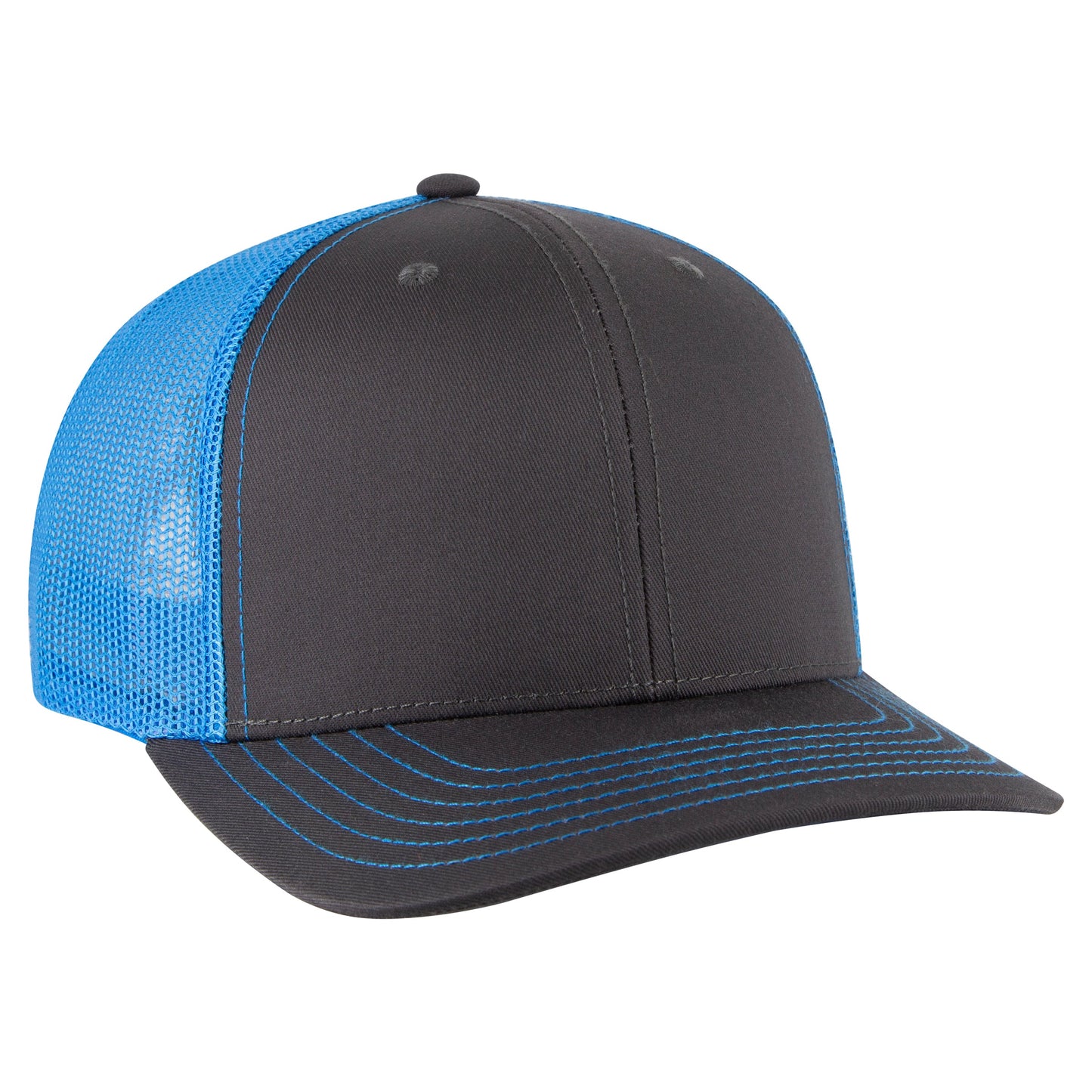 Otto Cap 112-1 6 Panel Mid Profile Mesh Back Trucker Cap