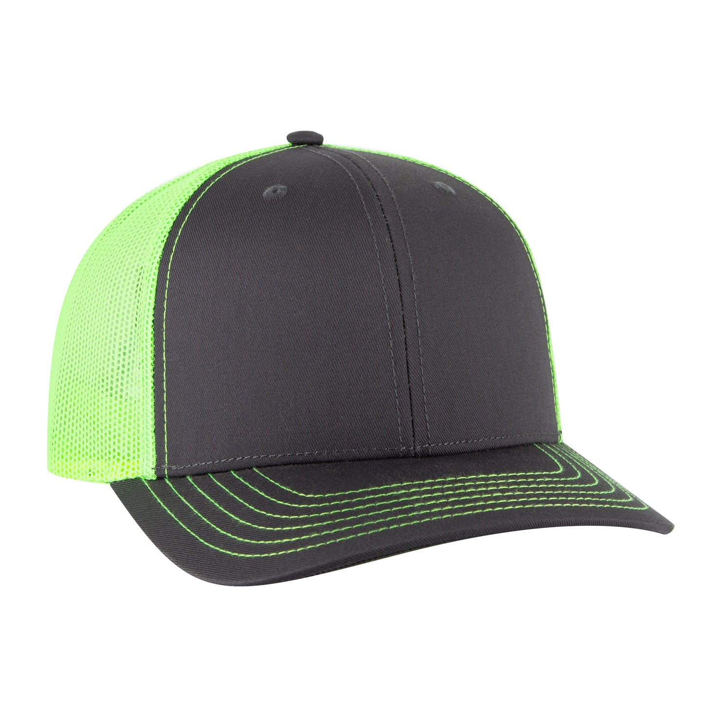 Otto Cap 112-1 6 Panel Mid Profile Mesh Back Trucker Cap