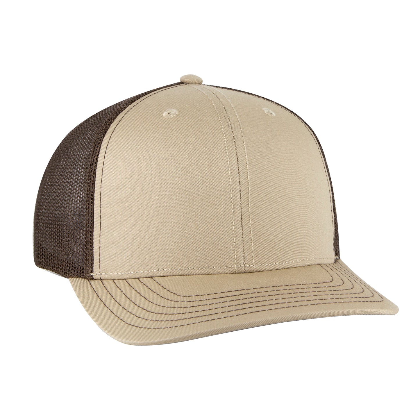 Otto Cap 112-1 6 Panel Mid Profile Mesh Back Trucker Cap