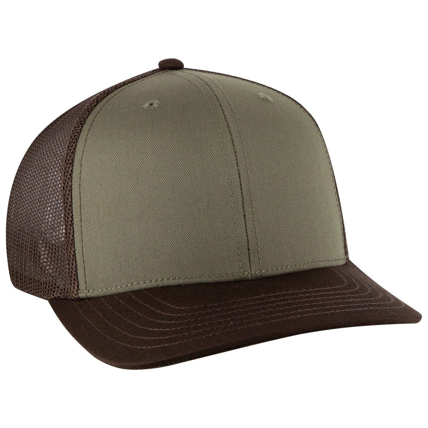 Otto Cap 112-1 6 Panel Mid Profile Mesh Back Trucker Cap