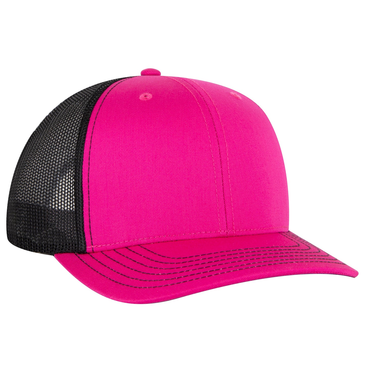 Otto Cap 112-1 6 Panel Mid Profile Mesh Back Trucker Cap