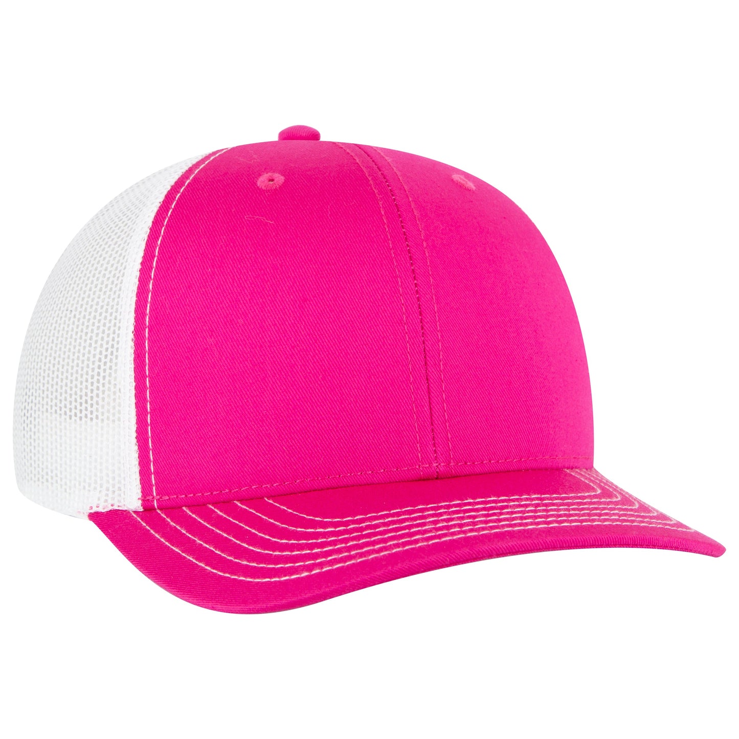 Otto Cap 112-1 6 Panel Mid Profile Mesh Back Trucker Cap