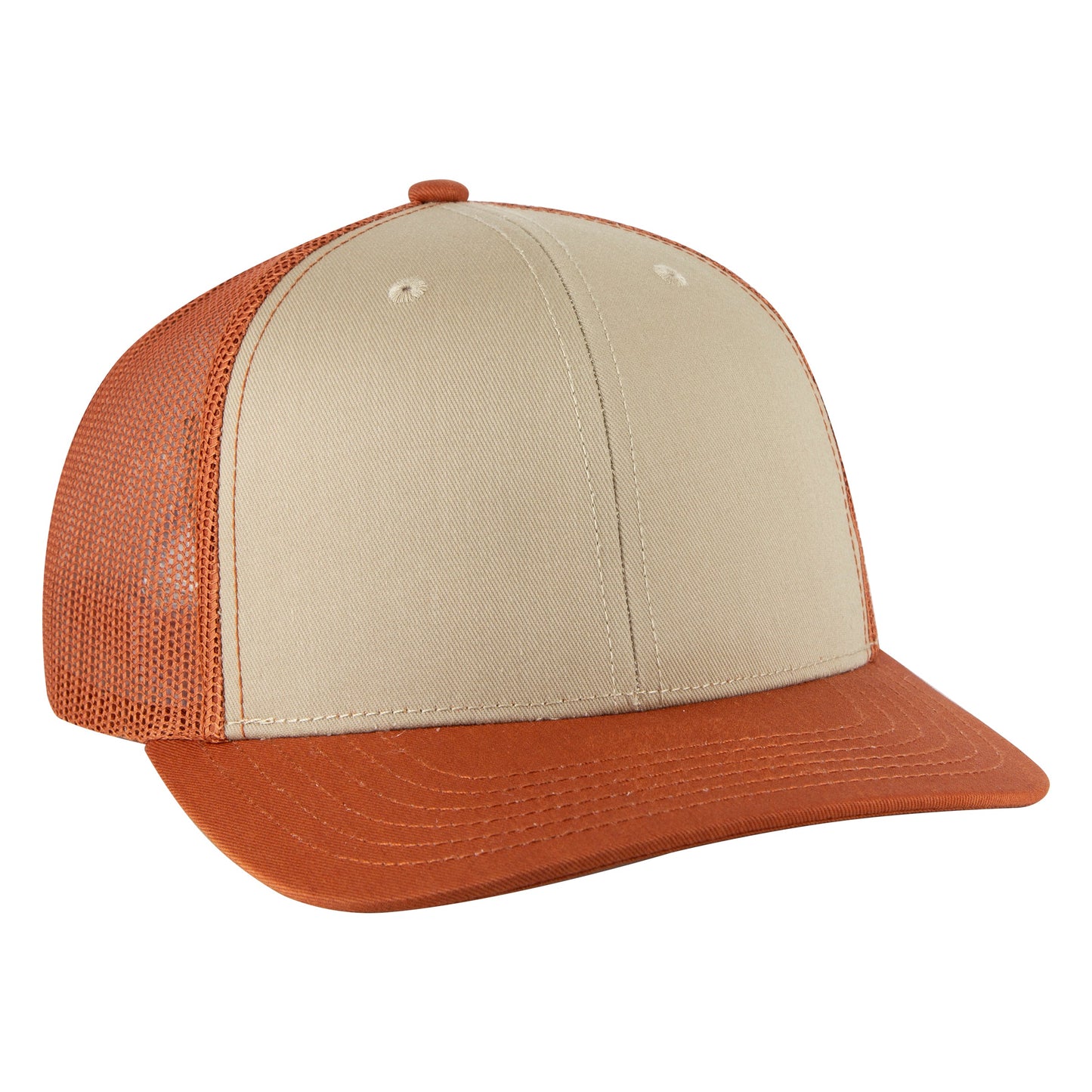Otto Cap 112-1 6 Panel Mid Profile Mesh Back Trucker Cap