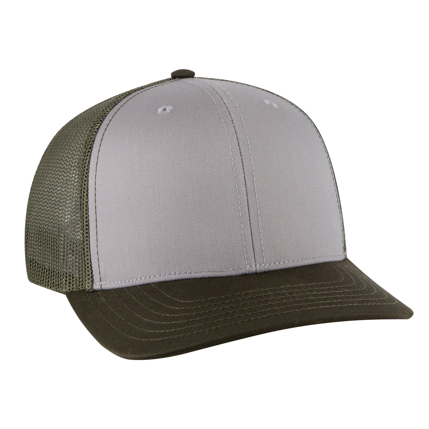 Otto Cap 112-1 6 Panel Mid Profile Mesh Back Trucker Cap