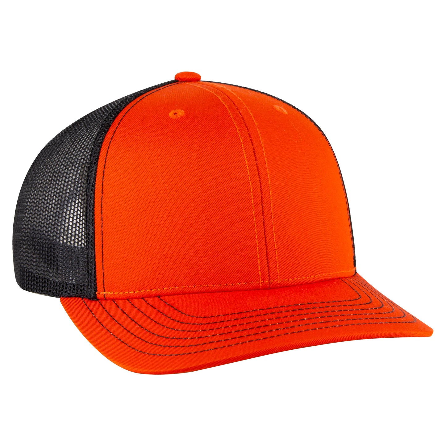Otto Cap 112-1 6 Panel Mid Profile Mesh Back Trucker Cap