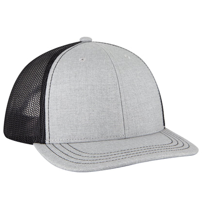 Otto Cap 112-1 6 Panel Mid Profile Mesh Back Trucker Cap