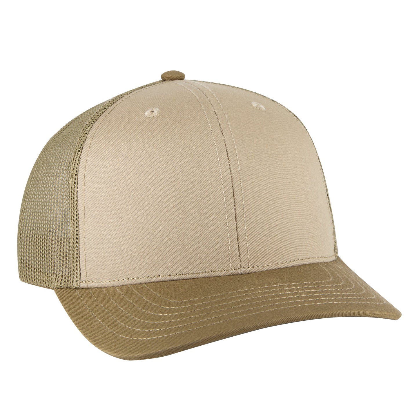 Otto Cap 112-1 6 Panel Mid Profile Mesh Back Trucker Cap