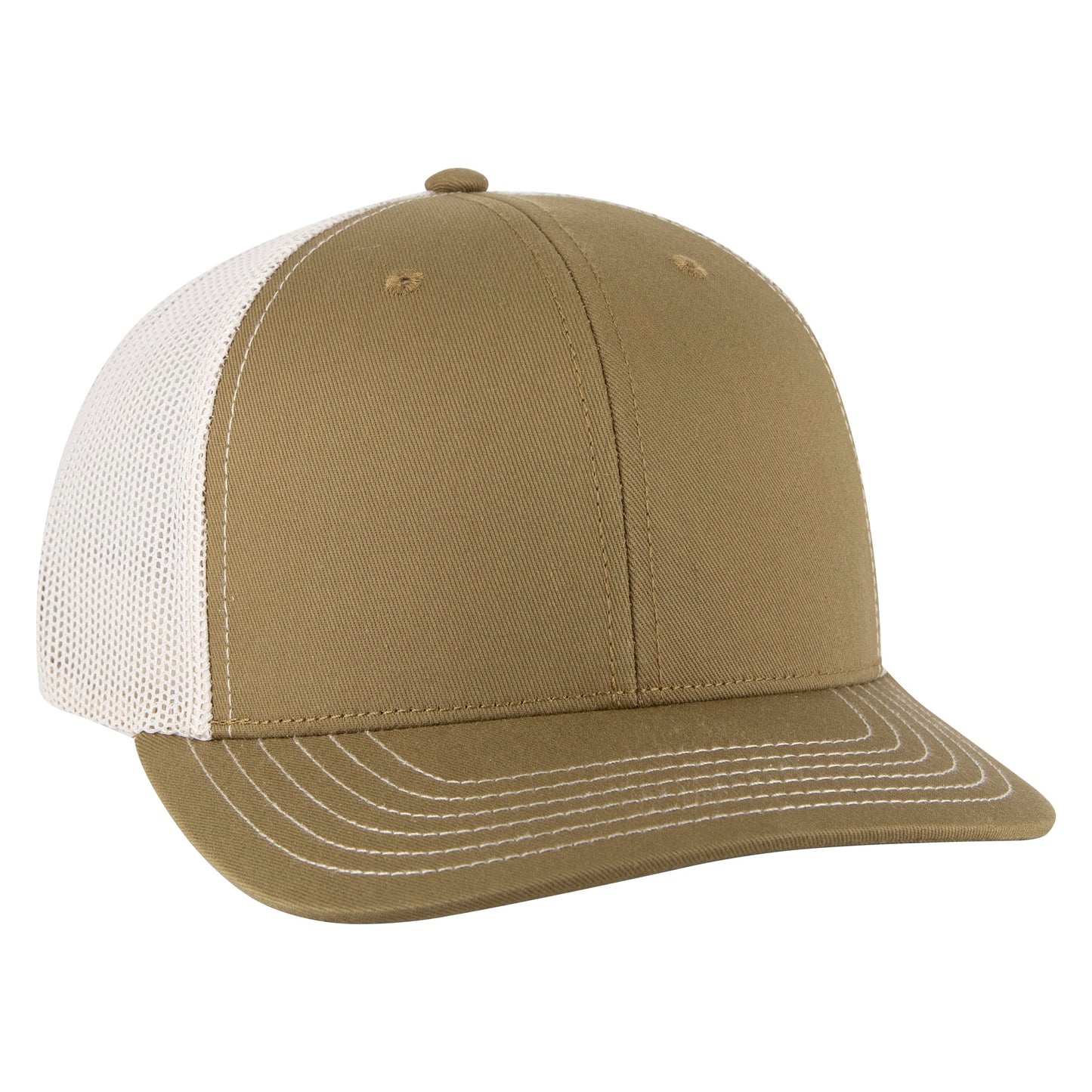 Otto Cap 112-1 6 Panel Mid Profile Mesh Back Trucker Cap
