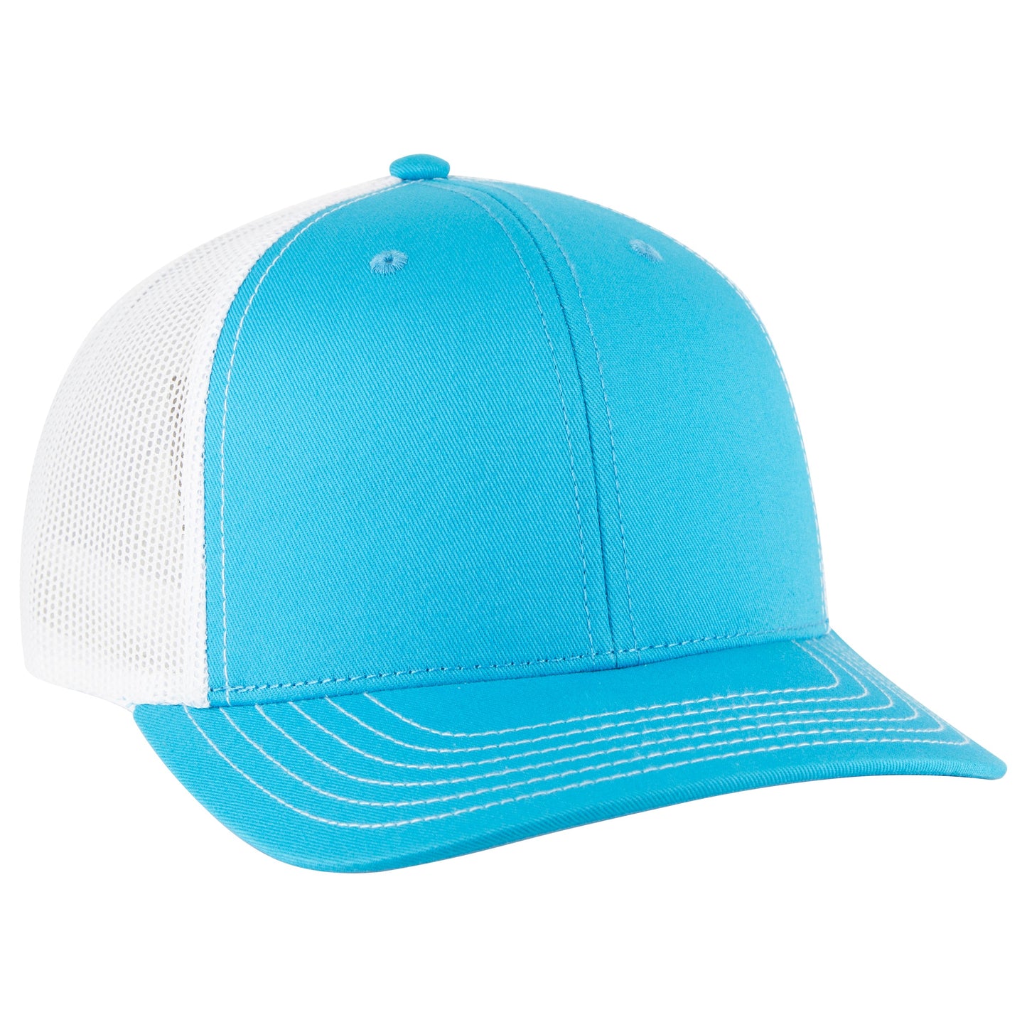 Otto Cap 112-1 6 Panel Mid Profile Mesh Back Trucker Cap