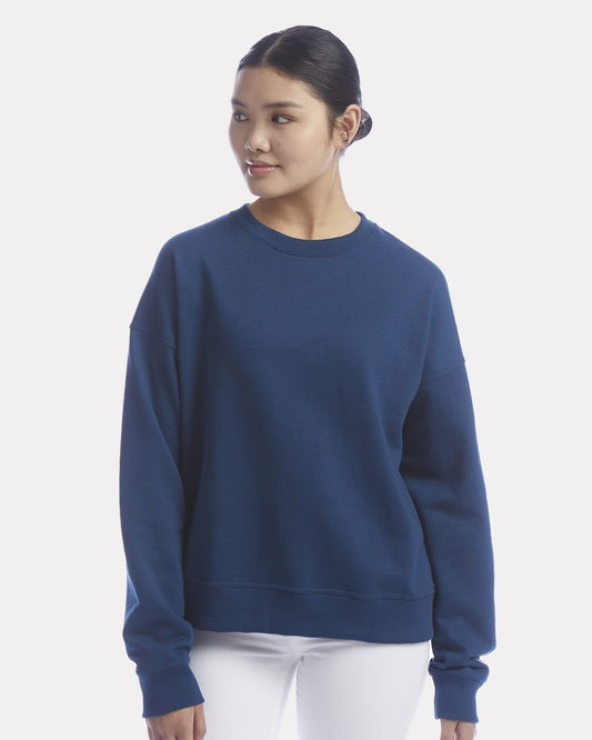 Champion SL650 Women's Powerblend® Crewneck Sweatshirt - Star Hats & Embroidery