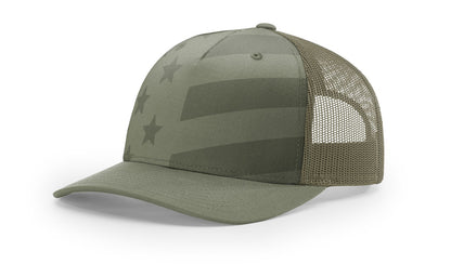 Richardson 112PFP Printed Five Panel Trucker Hat Camo Hat