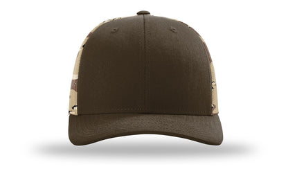 Richardson 112PM Printed Mesh Back Trucker Cap Snapback Hat