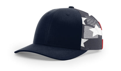 Richardson 112PM Printed Mesh Back Trucker Cap Snapback Hat