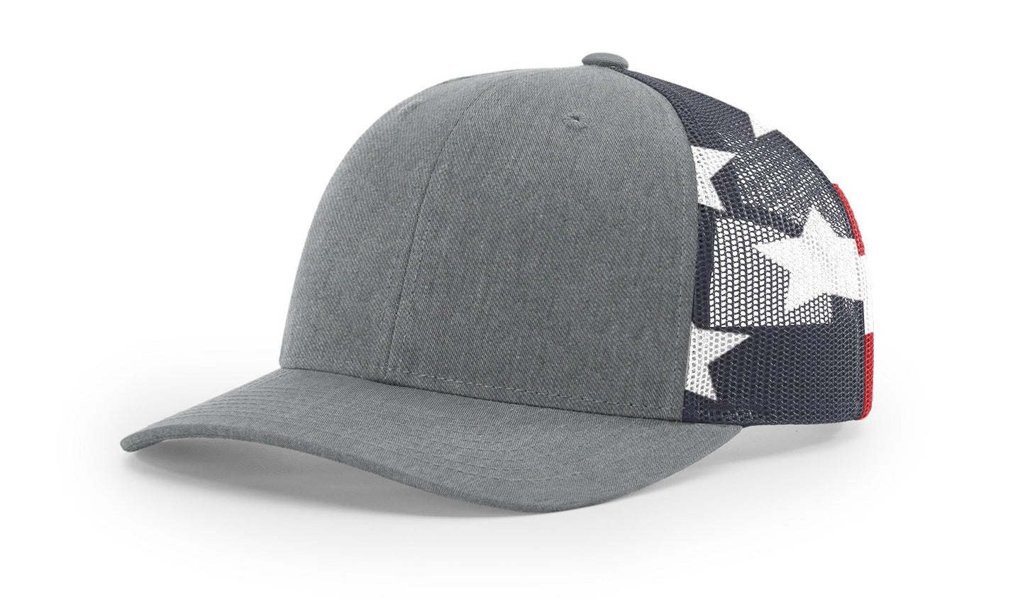Richardson 112PM Printed Mesh Back Trucker Cap Snapback Hat