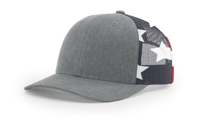 Richardson 112PM Printed Mesh Back Trucker Cap Snapback Hat