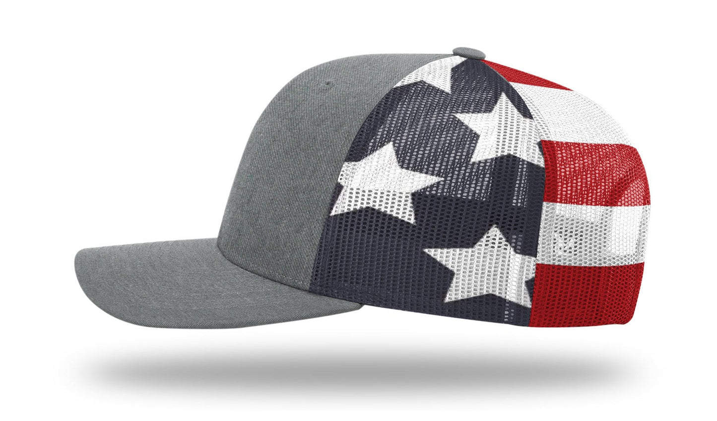 Richardson 112PM Printed Mesh Back Trucker Cap Snapback Hat