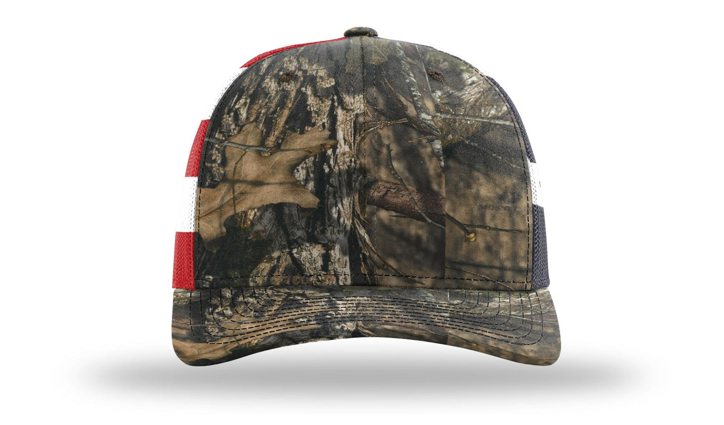 Richardson 112PM Printed Mesh Back Trucker Cap Snapback Hat