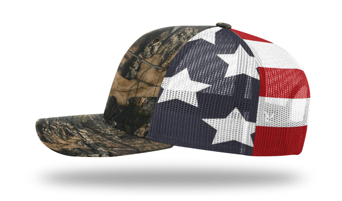 Richardson 112PM Printed Mesh Back Trucker Cap Snapback Hat