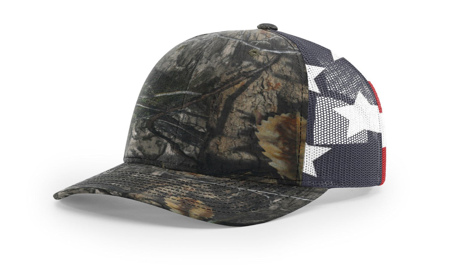 Richardson 112PM Printed Mesh Back Trucker Cap Snapback Hat