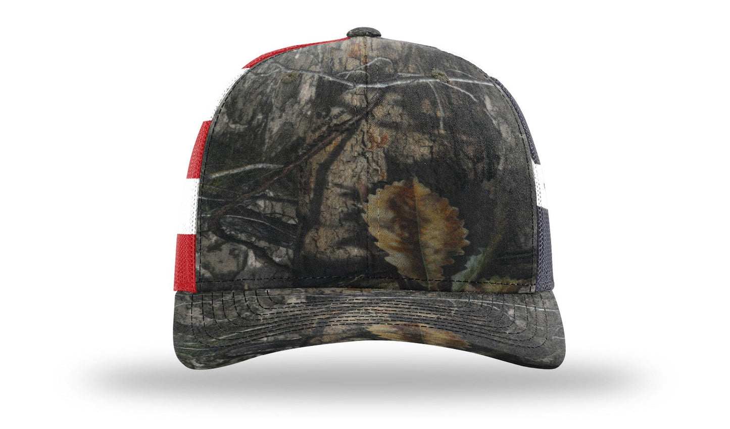 Richardson 112PM Printed Mesh Back Trucker Cap Snapback Hat