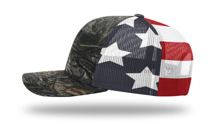 Richardson 112PM Printed Mesh Back Trucker Cap Snapback Hat