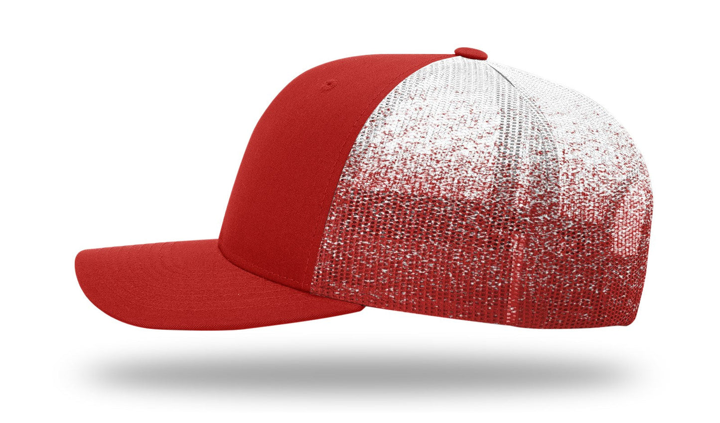 Richardson 112PM Printed Mesh Back Trucker Cap Snapback Hat