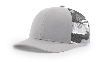 Richardson 112PM Printed Mesh Back Trucker Cap Snapback Hat