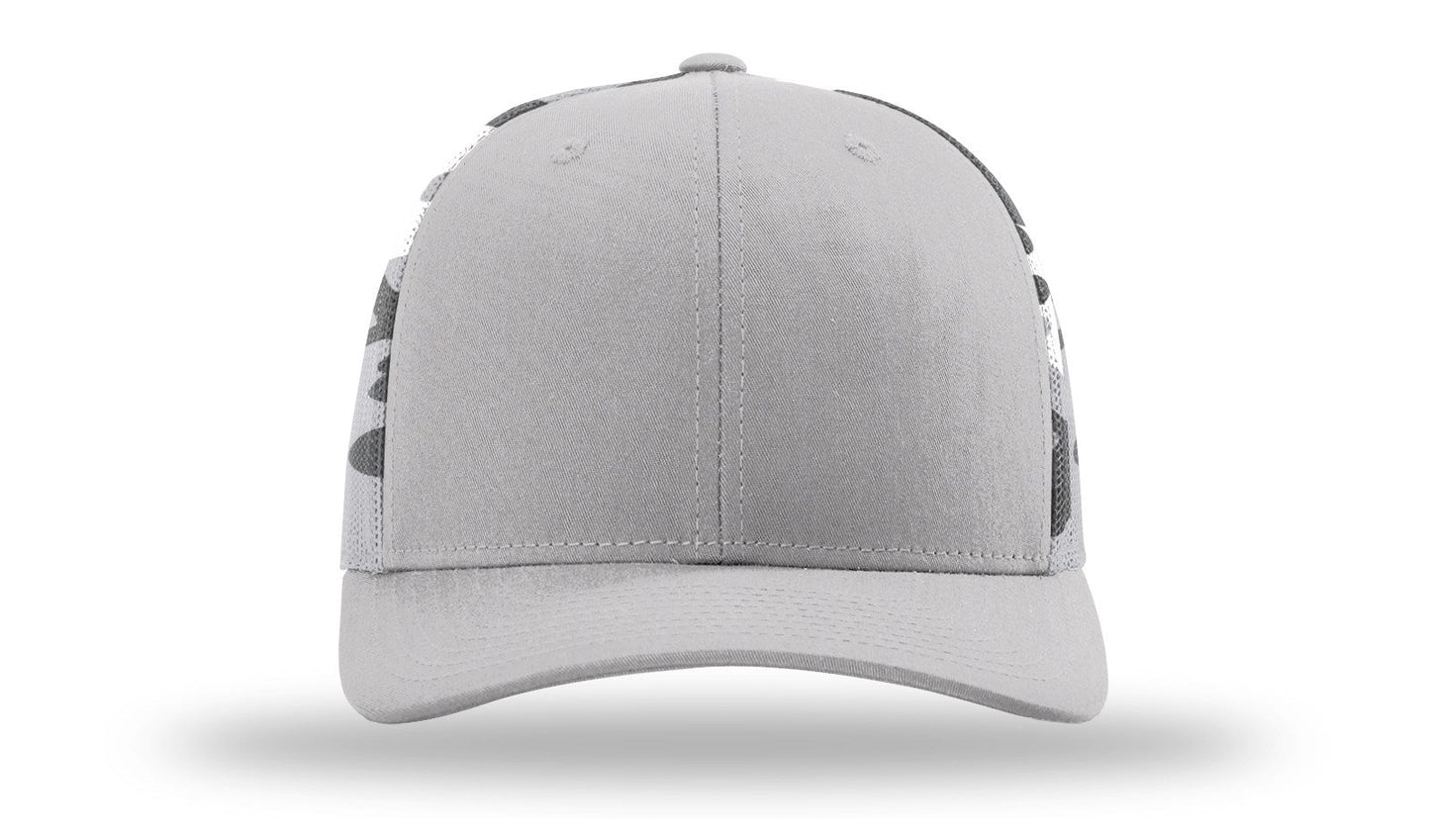 Richardson 112PM Printed Mesh Back Trucker Cap Snapback Hat