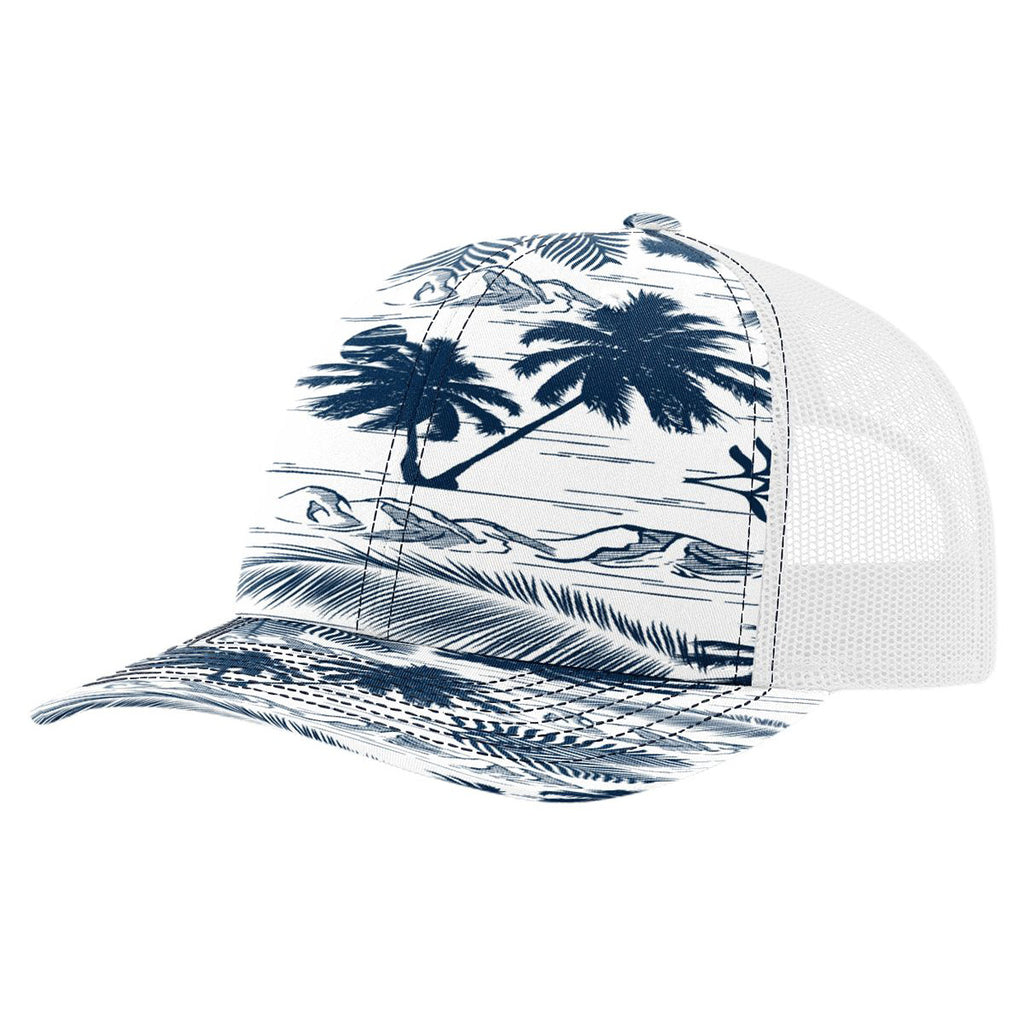 Island Print Navy/White color variant