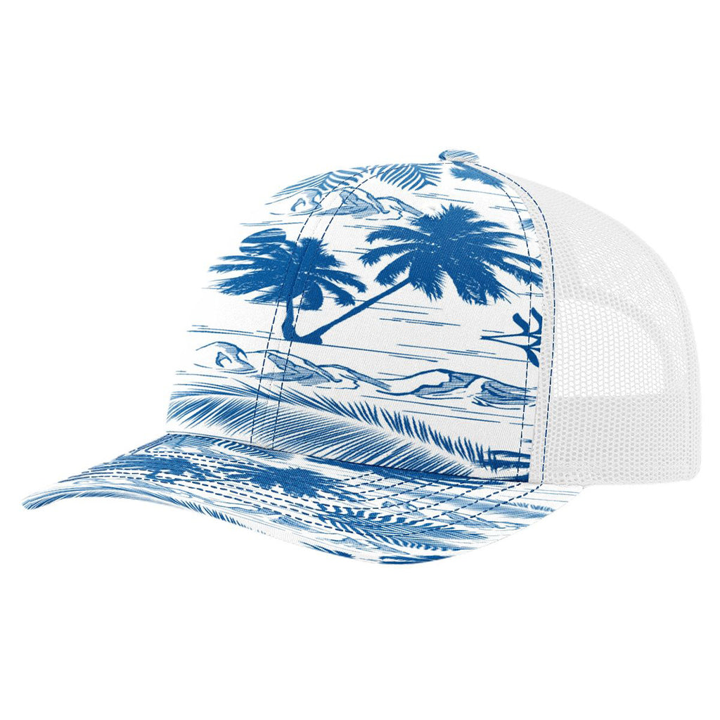 Island Print Royal/White color variant