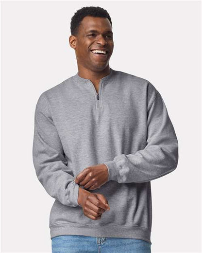Gildan SF008 Unisex Softstyle® Midweight Quarter-Zip Sweatshirt