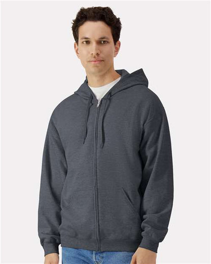 Gildan SF600 Unisex Softstyle® Midweight Full-Zip Hooded Sweatshirt