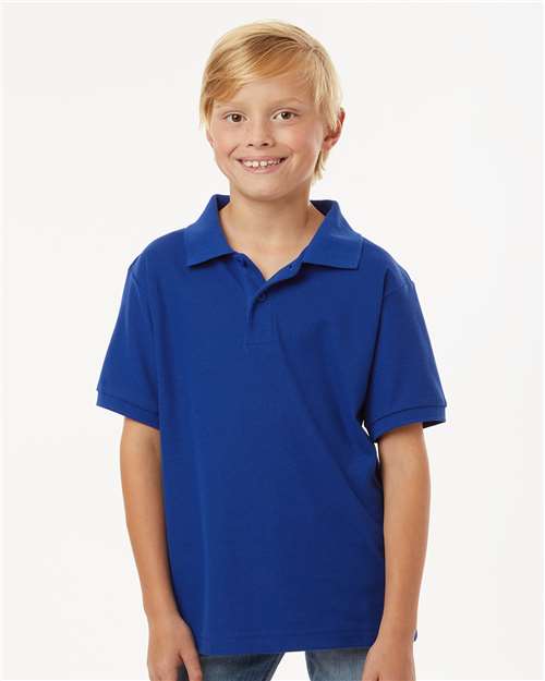 AllPro 62800Y Youth Pique Polo