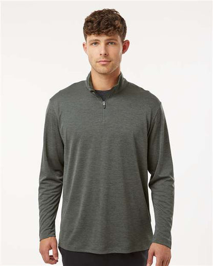 AllPro 4HM700 Men's Pro-Lock Performance Mélange Quarter-Zip Pullover
