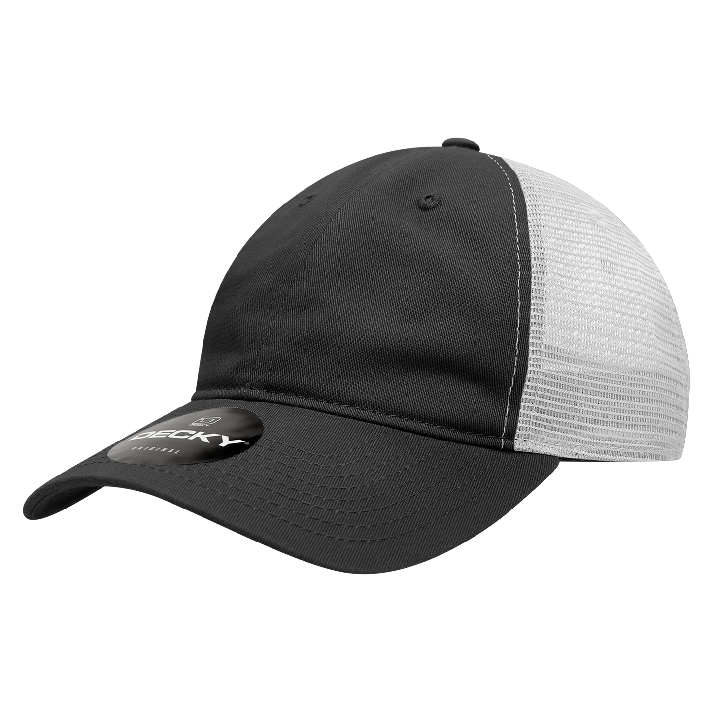 Decky 120 Relaxed Trucker Hats Low Profile 6 Panel Curved Bill Baseball Caps Wholesale